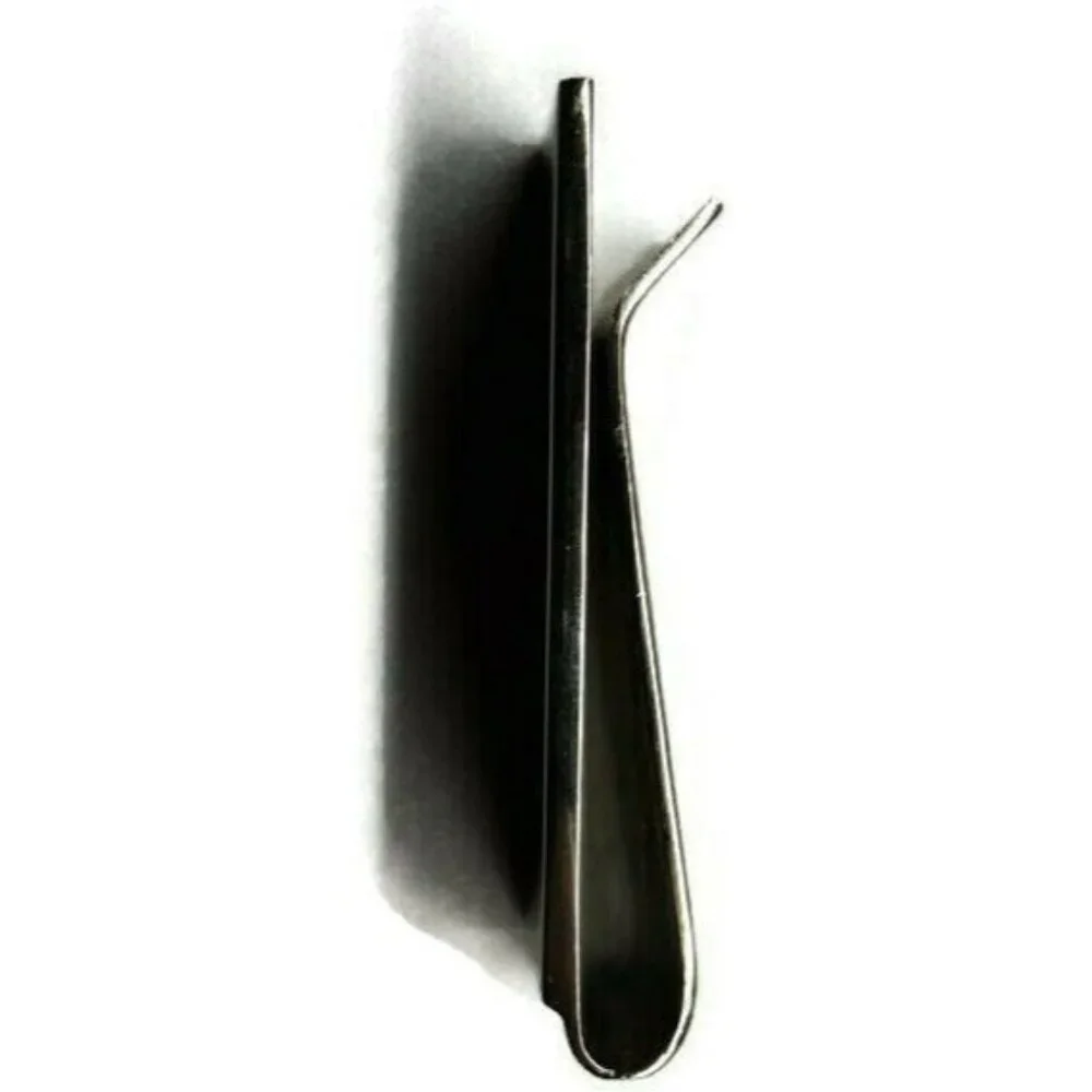 Money Clip Stainless Steel Credit Card Cash ID Holder Silver Tone JMC Initials